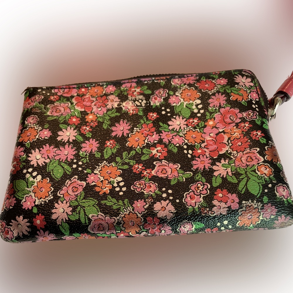 Coach zip wristlet “Posey”